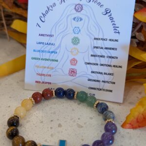 7 Chakras Healing Natural Stones Bracelet